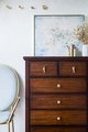 Small detailed gold bird drawer handle/Gold brass sparrow shaped cabinet pull/small chickadee door knob/nursery furniture hardware/gold bird