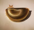 Shiny solid brass cup handle/Classic brass hardware/Gold cabinet pull/Gold brass drawer handle/Gold brass kitchen door handle/Brass handle