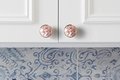 Checked pink mother of pearl drawer pull/pink pearl cabinet handle/pearl furniture hardware/pink shell cabinet pull/gold pearl door knob