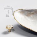 Checked white mother of pearl drawer pull/white pearl cabinet handle/pearl furniture hardware/white shell cabinet pull/gold pearl door knob