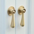 Large gold brass drop drawer pull/Brass drop cabinet handle/classic style drop door knob/gold furniture hardware/dressing table handle