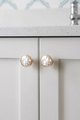 Checked white mother of pearl drawer pull/white pearl cabinet handle/pearl furniture hardware/white shell cabinet pull/gold pearl door knob