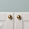 Shiny hammered brass ball drawer knob/textured gold ball cabinet pull/shiny gold ball drawer handle/brass furniture hardware/round gold knob