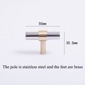 Silver and Gold cabinet bar pull/silver and gold drawer pull/kitchen hardware/metal door handle/furniture hardware/shiny silver cabinet pull