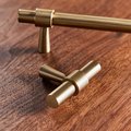 Silky gold brass cabinet bar handle/solid brass drawer pull/gold cabinet pull/Brass furniture hardware/classic door handle/kitchen hardware