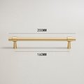 Silky gold brass cabinet bar handle/solid brass drawer pull/gold cabinet pull/Brass furniture hardware/classic door handle/kitchen hardware