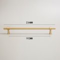 Silky gold brass cabinet bar handle/solid brass drawer pull/gold cabinet pull/Brass furniture hardware/classic door handle/kitchen hardware