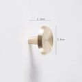 Circular brushed pattern drawer knob/Classic round brass cabinet handle/Gold brass button shaped cabinet pull/Gold brass kitchen hardware