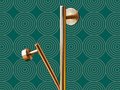 Shiny Gold Brass 6mm thick bar pull handle with round backplates/shiny gold drawer pull/kitchen furniture hardware/retro gold door handle