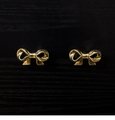 Cute Gold Brass Bow Shaped cabinet pull/gold bow drawer handle/gold furniture hardware/ribbon bow door knob/bedroom furniture hardware