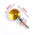 Fun glass ball drawer knobs in a rainbow of colours/colourful glass cabinet handle/bright furniture hardware/nursery handles/kids room decor