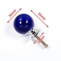 Fun glass ball drawer knobs in a rainbow of colours/colourful glass cabinet handle/bright furniture hardware/nursery handles/kids room decor