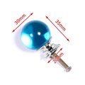 Fun glass ball drawer knobs in a rainbow of colours/colourful glass cabinet handle/bright furniture hardware/nursery handles/kids room decor