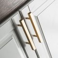 Gold brass square bar cabinet handle/Rectangular shaped drawer pull/Brass furniture hardware/Gold kitchen handle/renovation handle/geometric