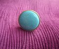 Round blue turquoise stone and brass drawer pull/blue cabinet handle/turquoise door knob/kitchen furniture hardware/stone door handle
