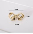 Cute Gold Brass Bow Shaped cabinet pull/gold bow drawer handle/gold furniture hardware/ribbon bow door knob/bedroom furniture hardware