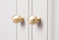 Two classic styles of solid brass knobs/gold Cabinet Pull/metal Door Knob/gold drawer pull/furniture hardware/ upcycling/cabinet renovation