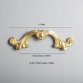 Gold baroque style solid brass cabinet pull/Antique French style drawer handle/brass furniture hardware/Gold Rocco style door handle