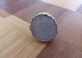 Round white quartz drawer handle with gold edges/gemstone and brass door knob/white crystal cabinet handle/gold brass and crystal hardware