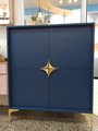 Gold curved triangle cabinet pull/Geometric drawer handle/Flush finish drawer pull/Modern furniture hardware/Gold kitchen decor/IKEA hack