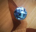 Checked black mother of pearl drawer pull/dark pearl cabinet handle/pearl furniture hardware/grey shell cabinet pull/gold pearl door knob