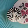 Super Shiny Gold or Silver Sun Ray inspired art deco design Cabinet Pull/semi circle door handle /round drawer knob/ chrome handle/IKEA hack