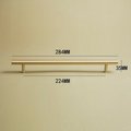 Matte gold brass cabinet bar handle/gold brass drawer pull/kitchen cabinet hardware/classic furniture hardware/gold door handles for DIY