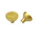 Round brass drawer handle with embossed wave design/Gold circle cabinet pull with wave pattern/Gold Brass Door Knob/Brass furniture hardware