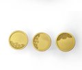 Round brass drawer handle with embossed wave design/Gold circle cabinet pull with wave pattern/Gold Brass Door Knob/Brass furniture hardware