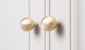 Two classic styles of solid brass knobs/gold Cabinet Pull/metal Door Knob/gold drawer pull/furniture hardware/ upcycling/cabinet renovation