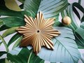 Large Gold Art Deco inspired Sunburst Cabinet Pull/star shaped Door Handle/statement drawer pull/wardrobe door handle/decorative handle