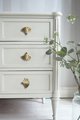 Gold ginkgo leaf shaped cabinet pull/solid brass leaf door handle/Gingko drawer knob/Golden leaves drawer pull/brass furniture hardware