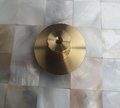 Checked black mother of pearl drawer pull/dark pearl cabinet handle/pearl furniture hardware/grey shell cabinet pull/gold pearl door knob