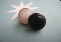 Round polished white quartz or black obsidian drawer knob/Monochrome Drawer pull/gemstone cabinet pull/crystal door handle/stone door knobs