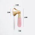 Crystal and brass drop handle/Gemstone drop drawer pull/Semi precious stone drop cabinet pull/Crystal furniture hardware/Amethyst door knob