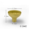 Round brass drawer handle with embossed wave design/Gold circle cabinet pull with wave pattern/Gold Brass Door Knob/Brass furniture hardware