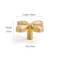 Solid gold brass knob with a Celtic cross four leaf clover design Cabinet Pulls Door Handle Knob Furniture hardware drawer pull upcycling