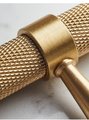 Gold knurled cabinet bar handle/Textured brass cabinet drawer pull/Gold brass door pull/Kitchen hardware/Brass door handle/Reticulated pulls