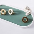 Gold brass circle cabinet handle/O shaped door handle/small circle drawer pull/circle shaped door knob/gold furniture hardware/retro handle