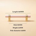 Baby Pink and Gold cabinet bar pulls/ wooden drawer handles/nursery furniture hardware/pink cabinet door handles/children's furniture handle