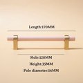 Baby Pink and Gold cabinet bar pulls/ wooden drawer handles/nursery furniture hardware/pink cabinet door handles/children's furniture handle