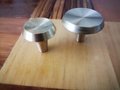 Circular brushed pattern drawer knob/Classic round brass cabinet handle/Gold brass button shaped cabinet pull/Gold brass kitchen hardware