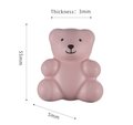 Cute teddy shaped drawer pull/Teddy Bear shaped cabinet handle/drawer handles for nursery furniture/Kids room door knob/Bear shaped handle