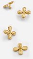 Solid gold brass knob with a Celtic cross four leaf clover design Cabinet Pulls Door Handle Knob Furniture hardware drawer pull upcycling
