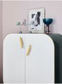 Guardian angel feather design cabinet handle/Gold or Silver bird feather drawer pull/Floating feather door handle/Gold furniture hardware