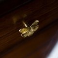 Gold Phalenopsis Orchid Cabinet Pull/Orchid Door Handle/Flower Drawer Knob/Brass Drawer Pull/Furniture Hardware/Tropical Decor/Drawer Handle