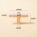 Baby Pink and Gold cabinet bar pulls/ wooden drawer handles/nursery furniture hardware/pink cabinet door handles/children's furniture handle