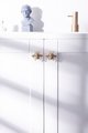 Gold or silver bumble bee cabinet pull/Honey bee drawer knob/Shiny gold or silver bee door handle/IKEA furniture hack/Bee door knob