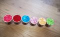 Bright coloured brass and resin drawer handle/Rainbow shade resin cabinet pull/Nursery decor door knobs in bright colors/IKEA hack door pull
