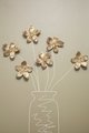 Gold cymbidium door knob/ Exotic flower cabinet pull/Brass flower Door Handle/Orchid drawer pull/ bedroom furniture hardware/orchid flower